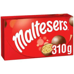 Maltesers Milk Chocolate & Honeycomb Gift Box of Chocolates Fairtrade 310g (Case of 7)  Adomoo