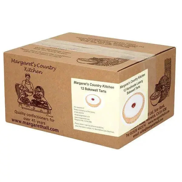 Margaret's Country Kitchen 12 Handmade Luxury Bakewell Tarts (Case of 12)  Adomoo