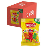 Maynards Bassetts Jelly Babies Sweets Bag 130g (Case of 12)  Adomoo