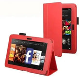MOFRED Red Case for 6" Kindle Tablet, with screen protector & stylus, New Adomoo