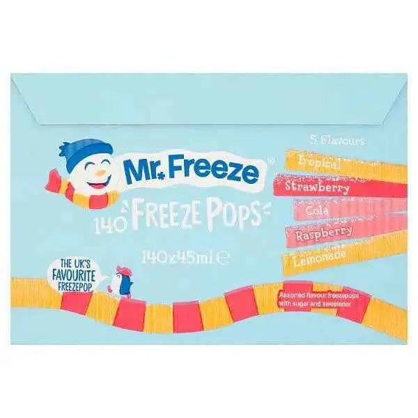 Mr. Freeze Freeze Pops 140 x 45ml (Case of 140)  Adomoo