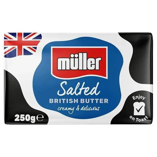 Müller Salted British Butter 250g  Adomoo