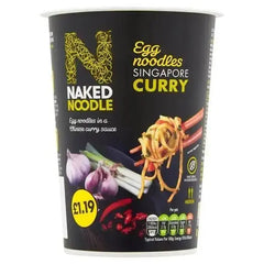 Naked Noodle Egg Noodles Singapore Curry 78g (Case of 12)  Adomoo