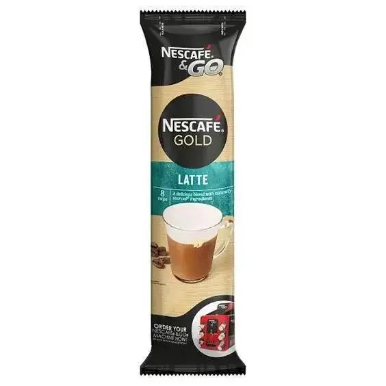 Nescafe and Go Gold Latte 8 x 23g Instant Coffee Beverage Adomoo