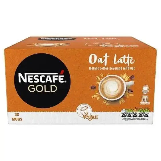 Nescafe Gold Non-Dairy Oat Latte Instant Coffee 16g x 30 Sachets Adomoo