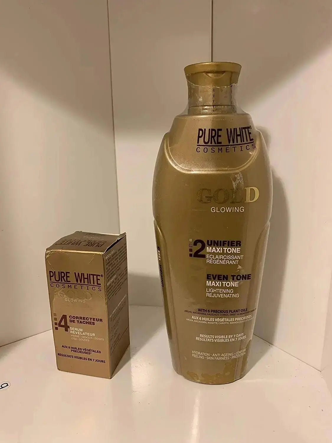 No 2 Unifier Maxi Tone and No 4 Dark Spots Corrector (DSC) Serum Adomoo