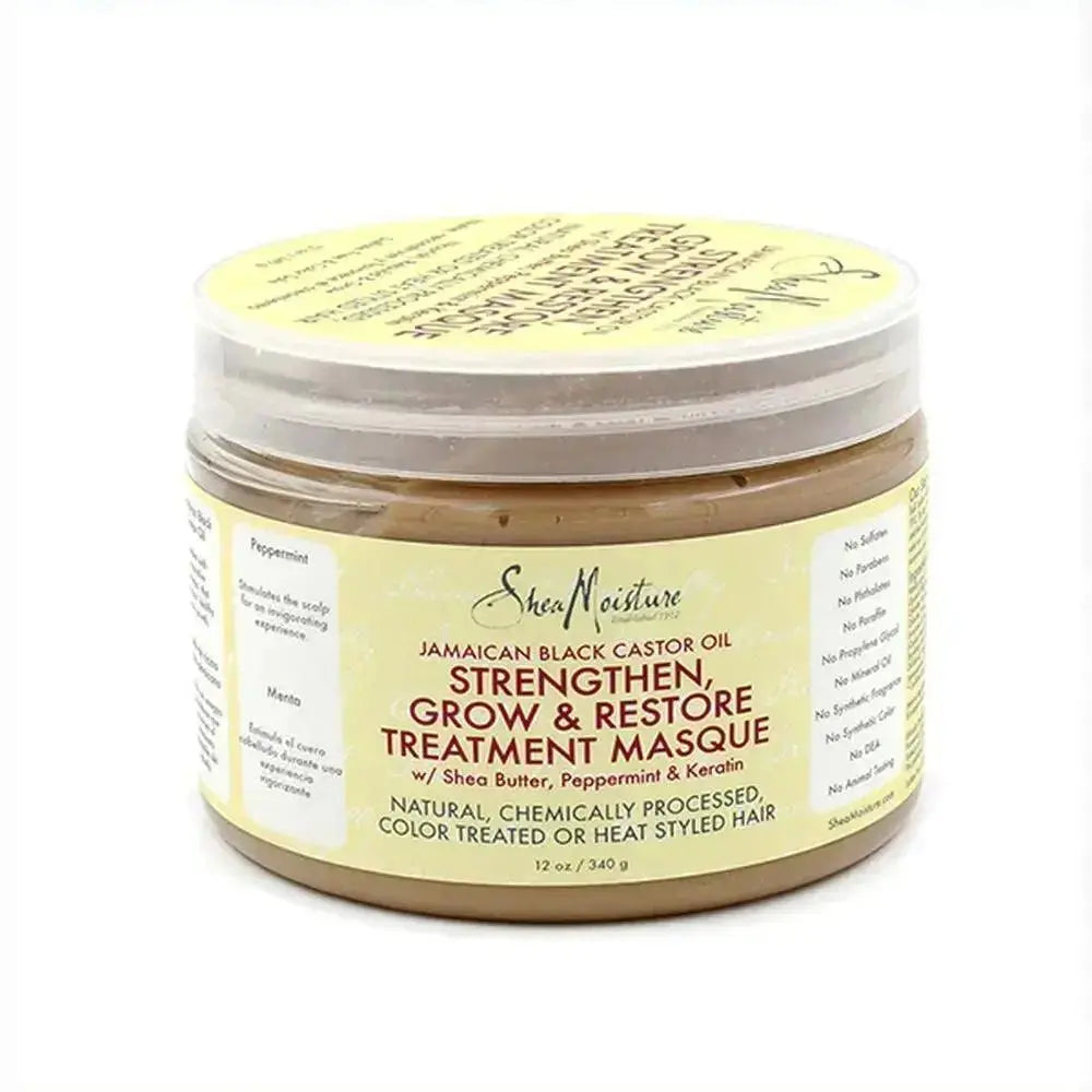 Nourishing Hair Mask Shea Moisture Jamaican Black Castor Oil Strengthen, Grow & Restore Treatment 340 g  Adomoo