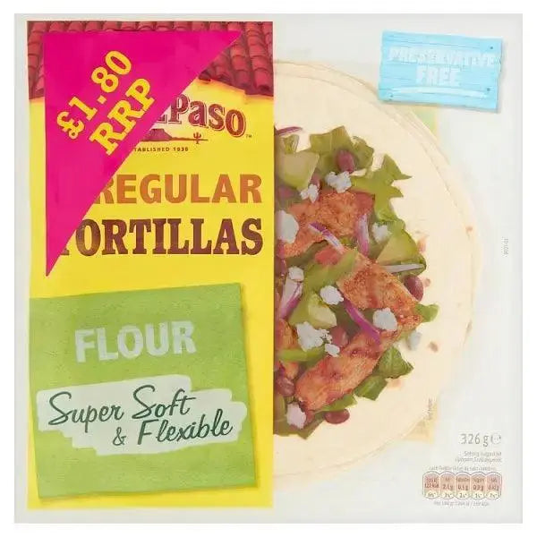 Old El Paso Regular Tortillas 326g (Case of 6)  Adomoo