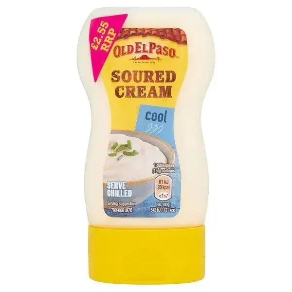 Old El Paso Soured Cream 230g (Case of 4)  Adomoo