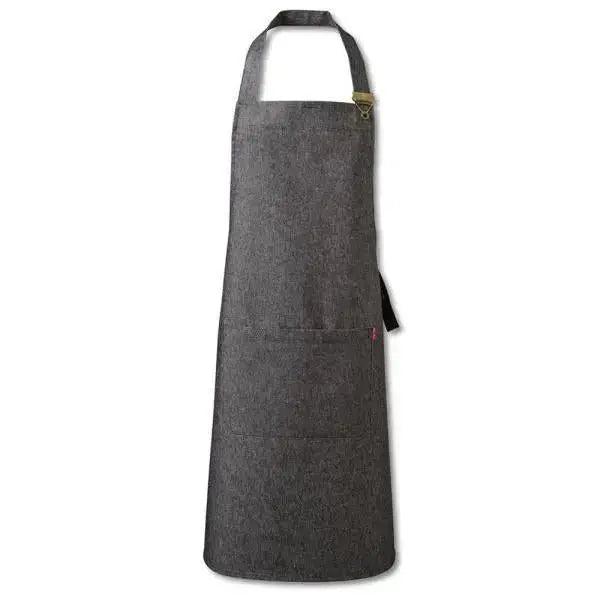 Oliver Harvey Denim Bib Apron Black, Grey, Indigo Adomoo