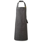 Oliver Harvey Denim Bib Apron Black, Grey, Indigo Adomoo