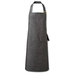Oliver Harvey Denim Bib Apron Black, Grey, Indigo Adomoo
