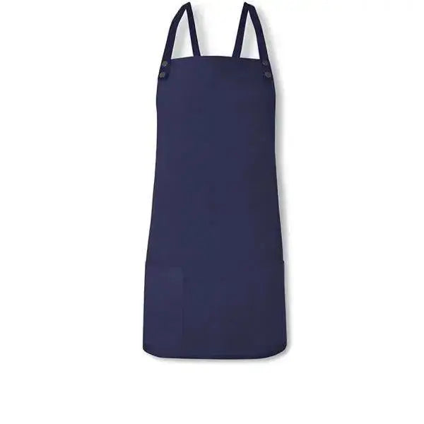 Oliver Harvey Front of House Apron Navy, Navy-White, Grey Adomoo