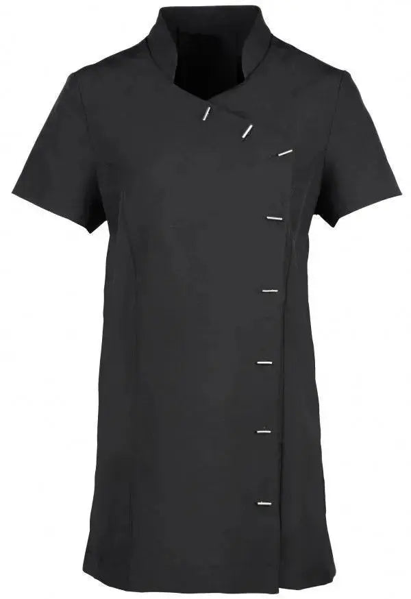 Orchid Beauty and Spa Tunic Black, Blue and Sapphire  Adomoo