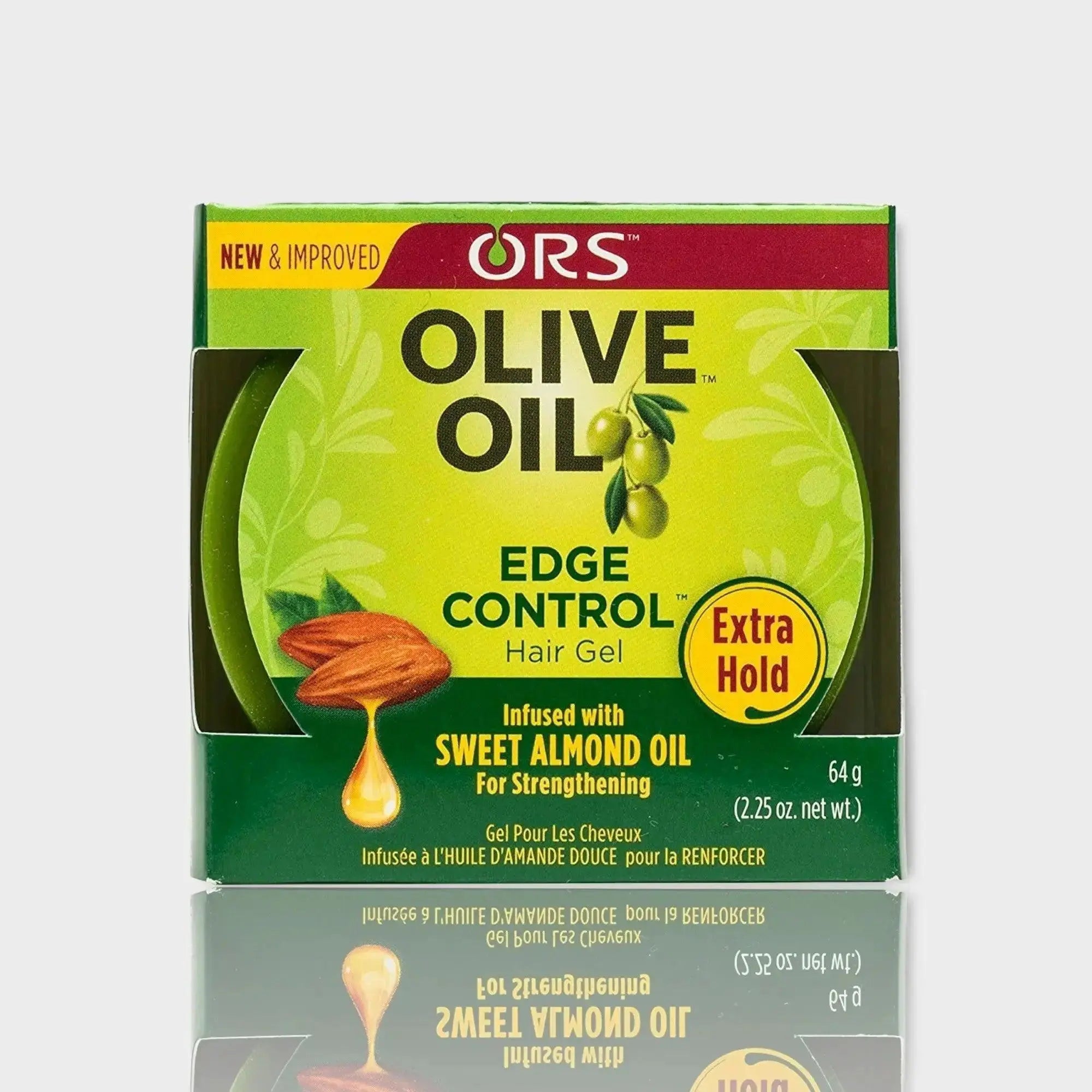 ORS Olive Oil Edge Control Hair Gel Smooth Hold 2.25oz Adomoo