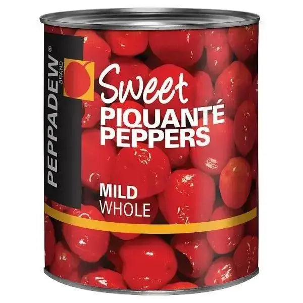 PEPPADEW® Sweet Piquanté Peppers Mild Whole 3.0kg (Drained Weight 1.2kg)  Adomoo