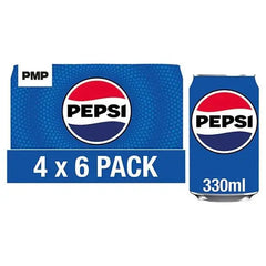 Pepsi Cola Cans 6 x 330ml (Case of 4)  Adomoo