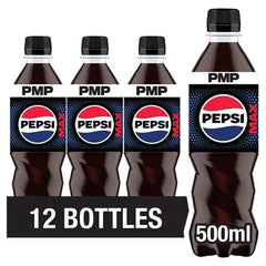 Pepsi Max 500ml (Case of 12)  Adomoo