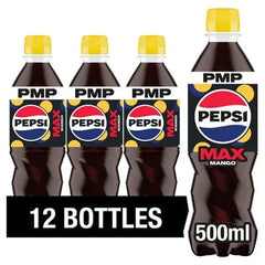 Pepsi Max Mango 500ml (Case of 12)  Adomoo