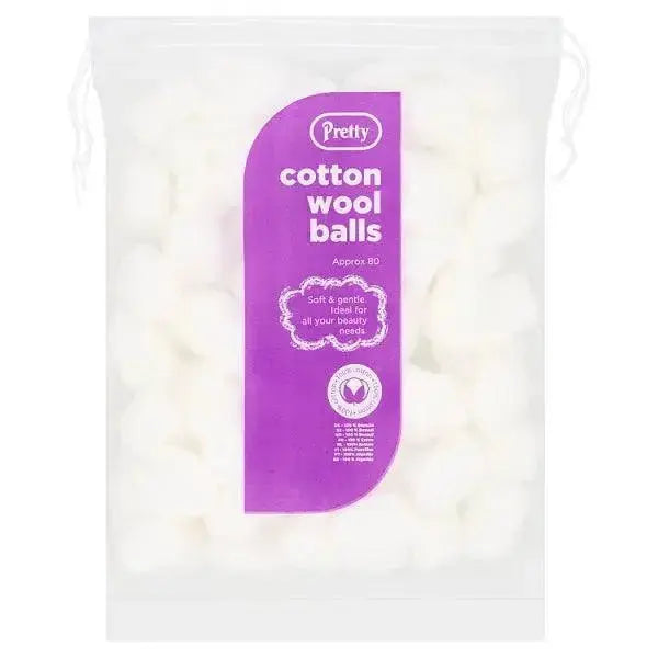 Pretty Cotton Wool Balls 40g (Case of 12)  Adomoo