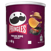 Pringles Texas BBQ Sauce Crisps Can 40g (Case of 12)  Adomoo