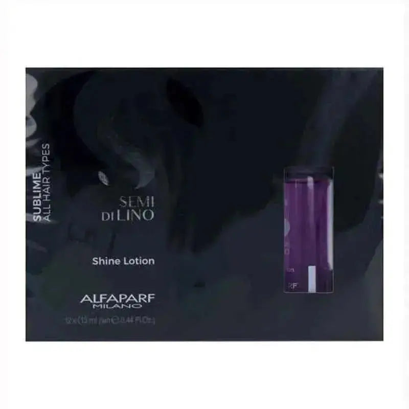 Protective Hair Treatment Semi di Lino Sublime Shine Lotion Alfaparf Milano (12 x 13 ml)  Adomoo