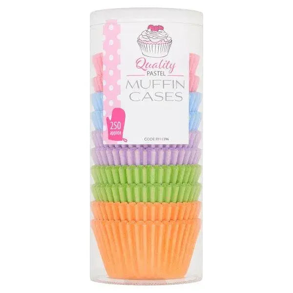Quality Pastel Muffin Cases - Sets of 250  Adomoo