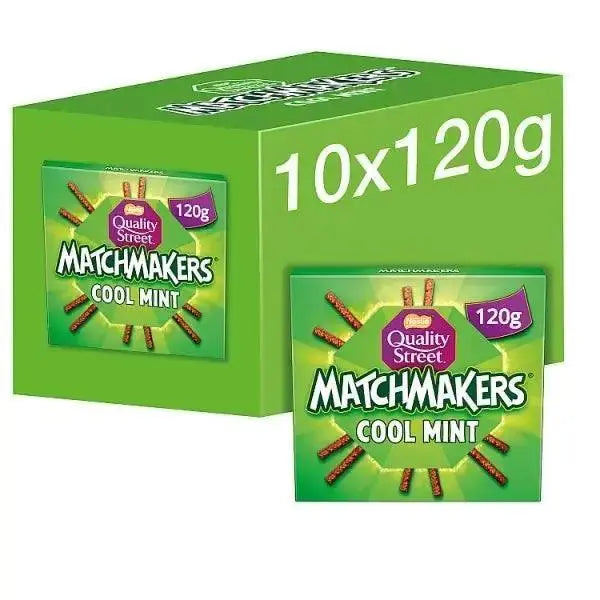 Quality Street Matchmakers Cool Mint 120g (Case of 10)  Adomoo