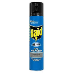 Raid Rapid Action Fly & Wasp Killer 300ml (case of 6) Adomoo
