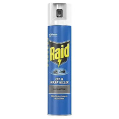 Raid Rapid Action Wasp, Mosquito & Fly Killer Aerosol Spray 300ml (Case of 6) Adomoo