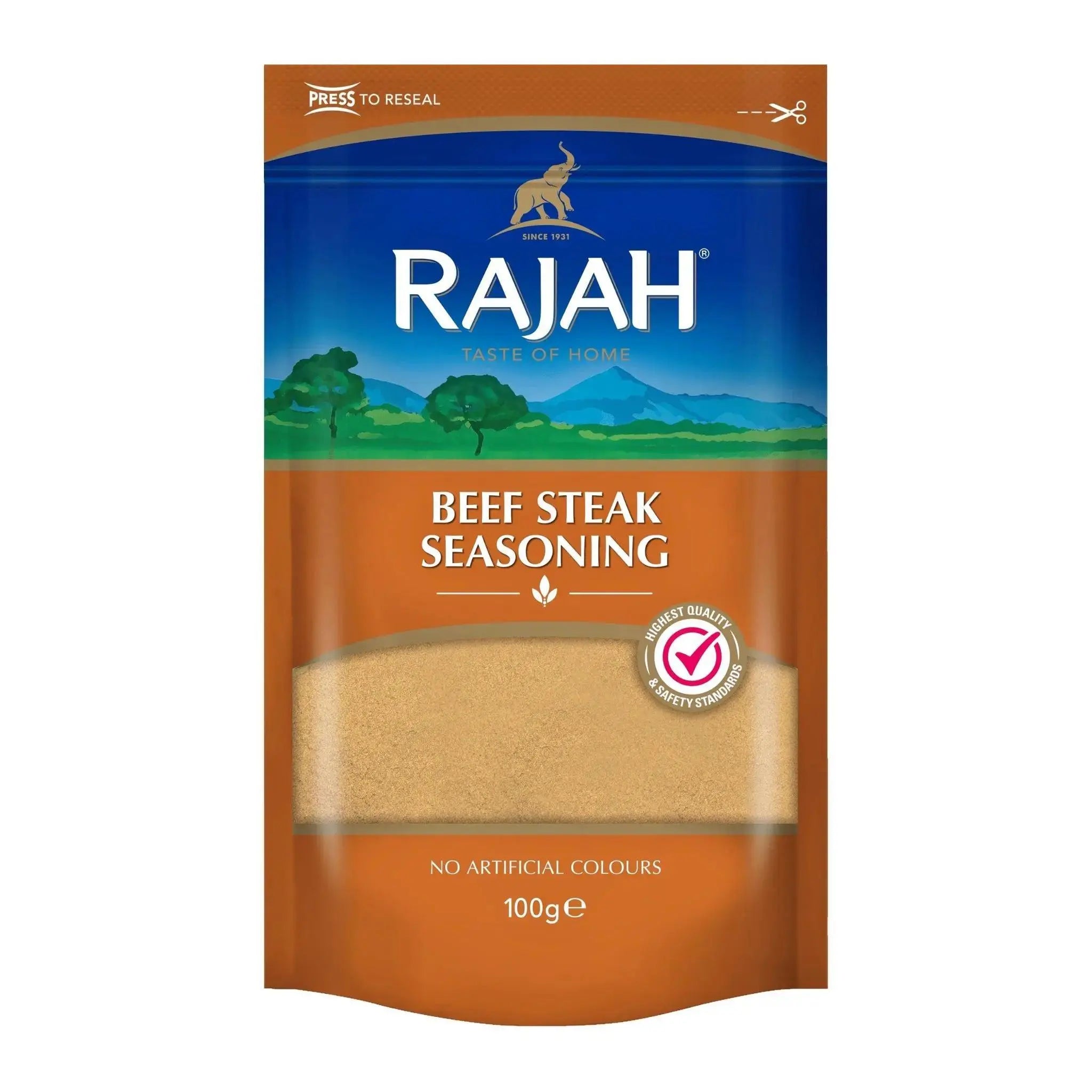 Rajah Beef & Steak Seasoning(100g)  Adomoo
