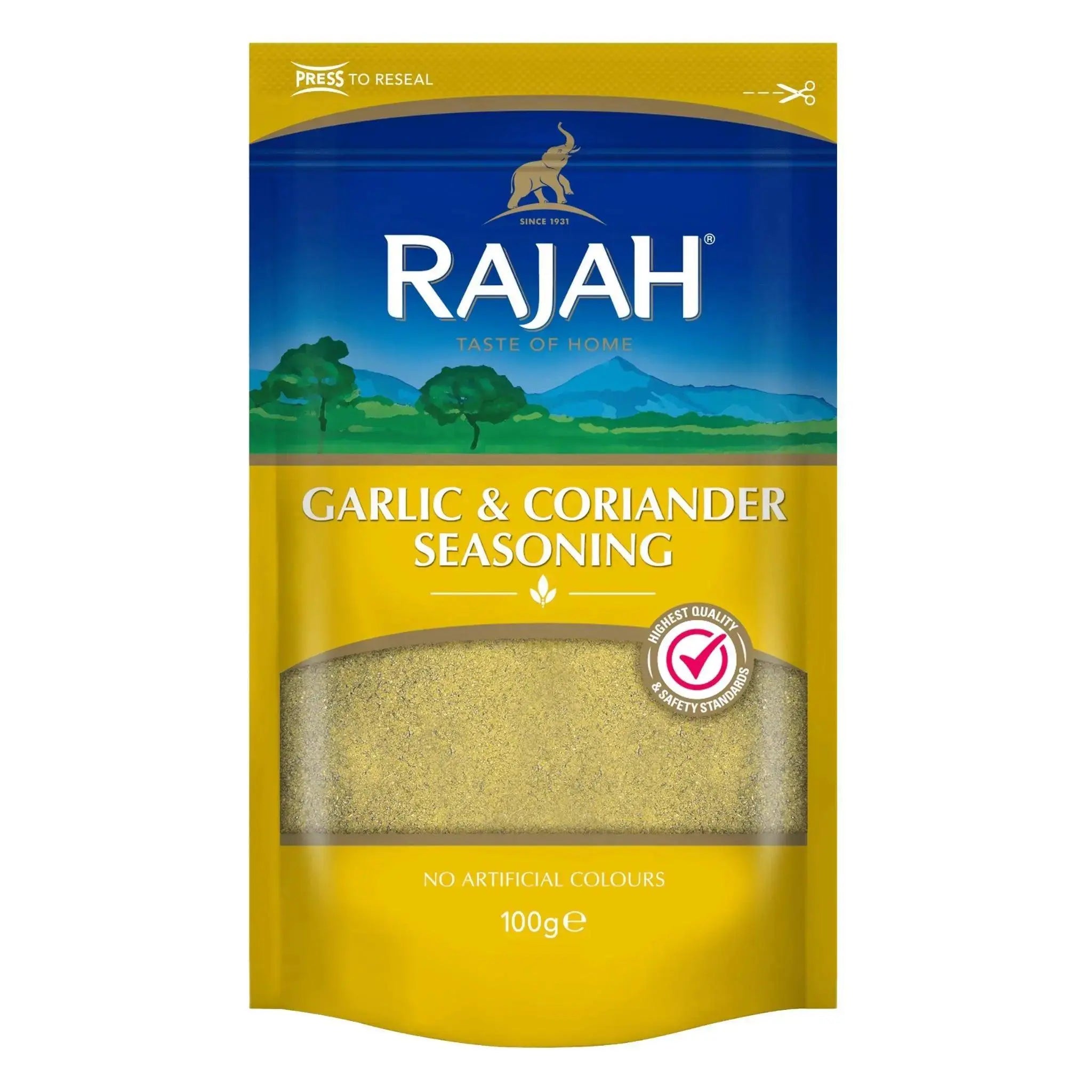 Rajah Garlic & Coriander 100g  Adomoo