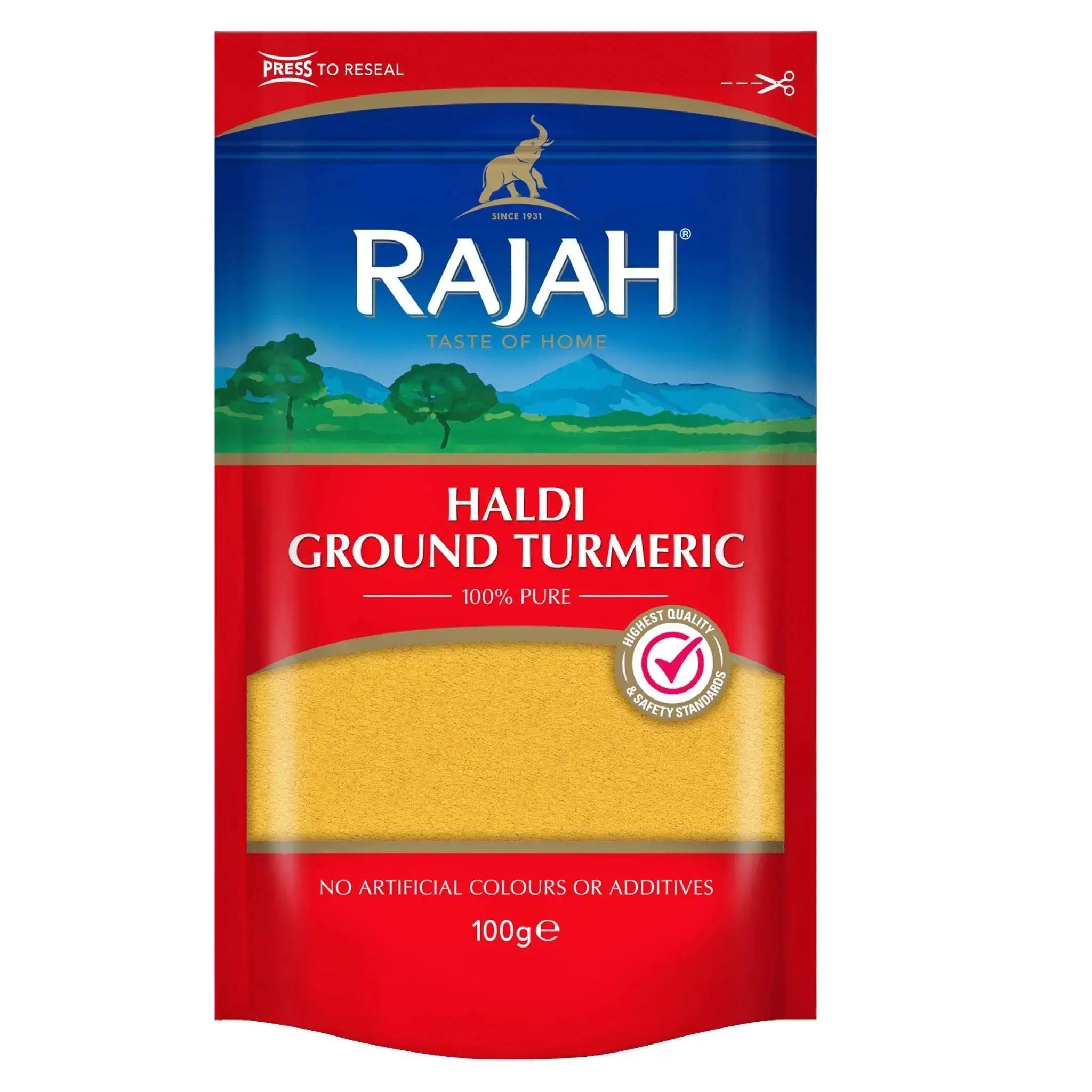 Rajah Haldi Ground Turmeric  Adomoo