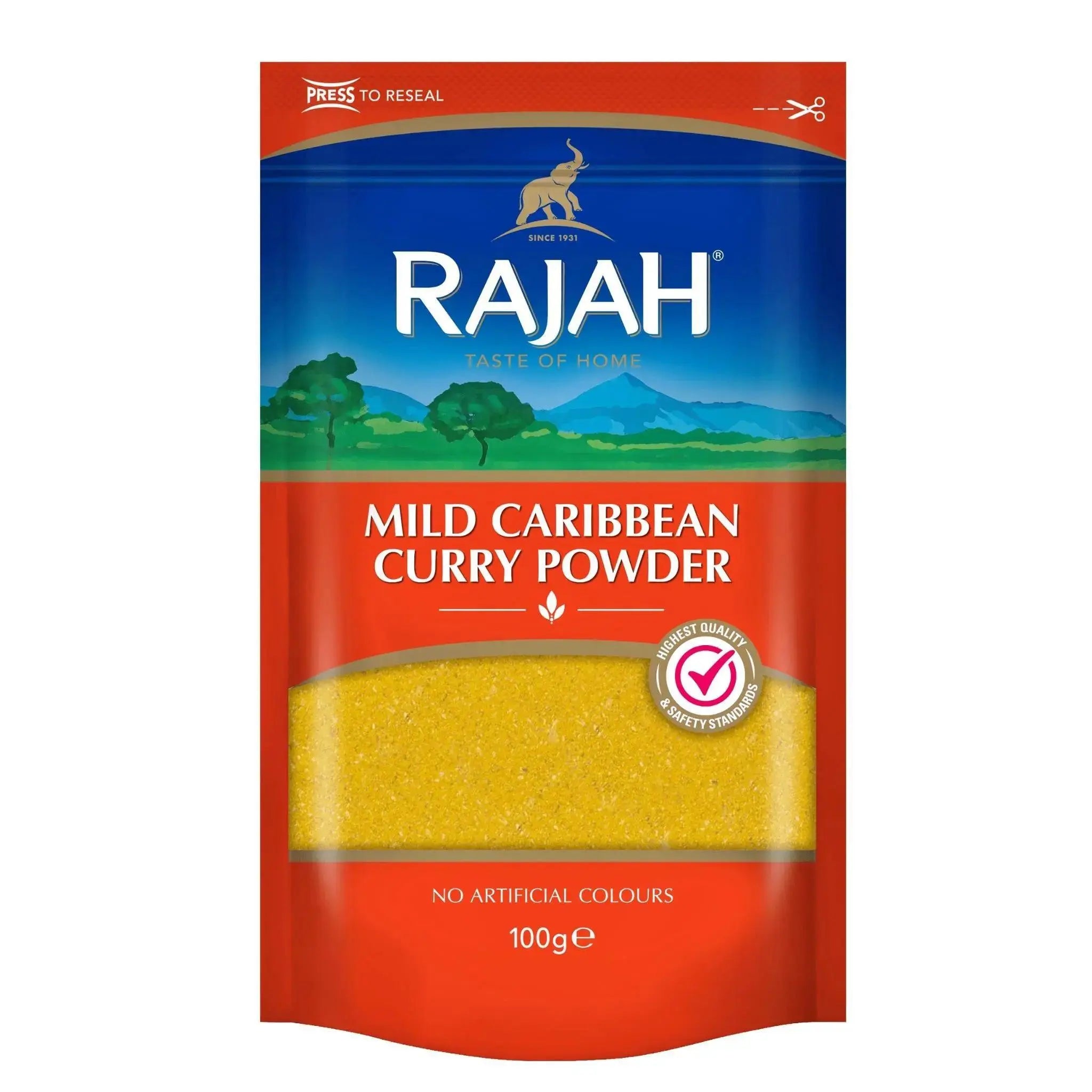 Rajah Mild Caribbean Curry (100g)  Adomoo
