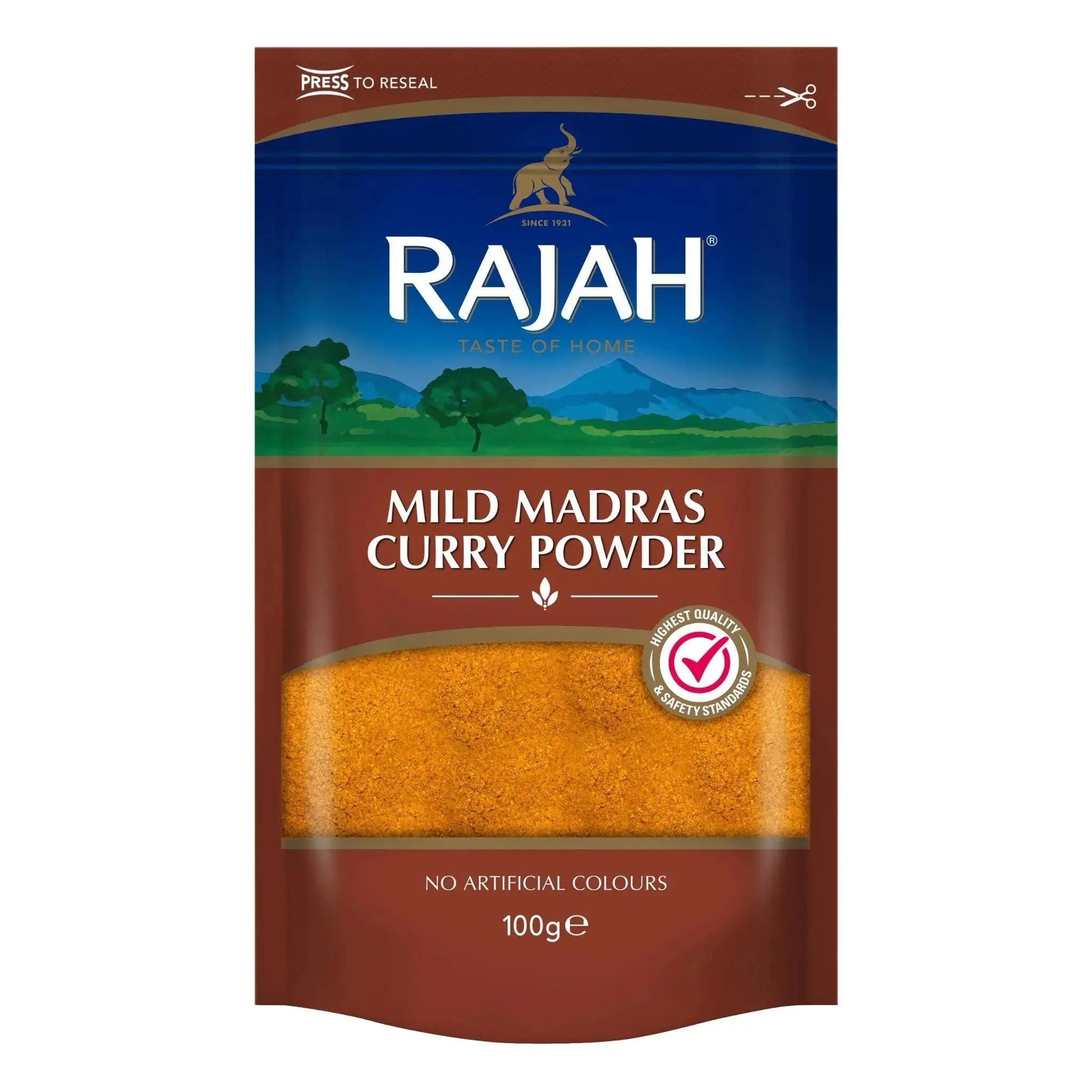 Rajah Mild Madras Curry Powder  Adomoo