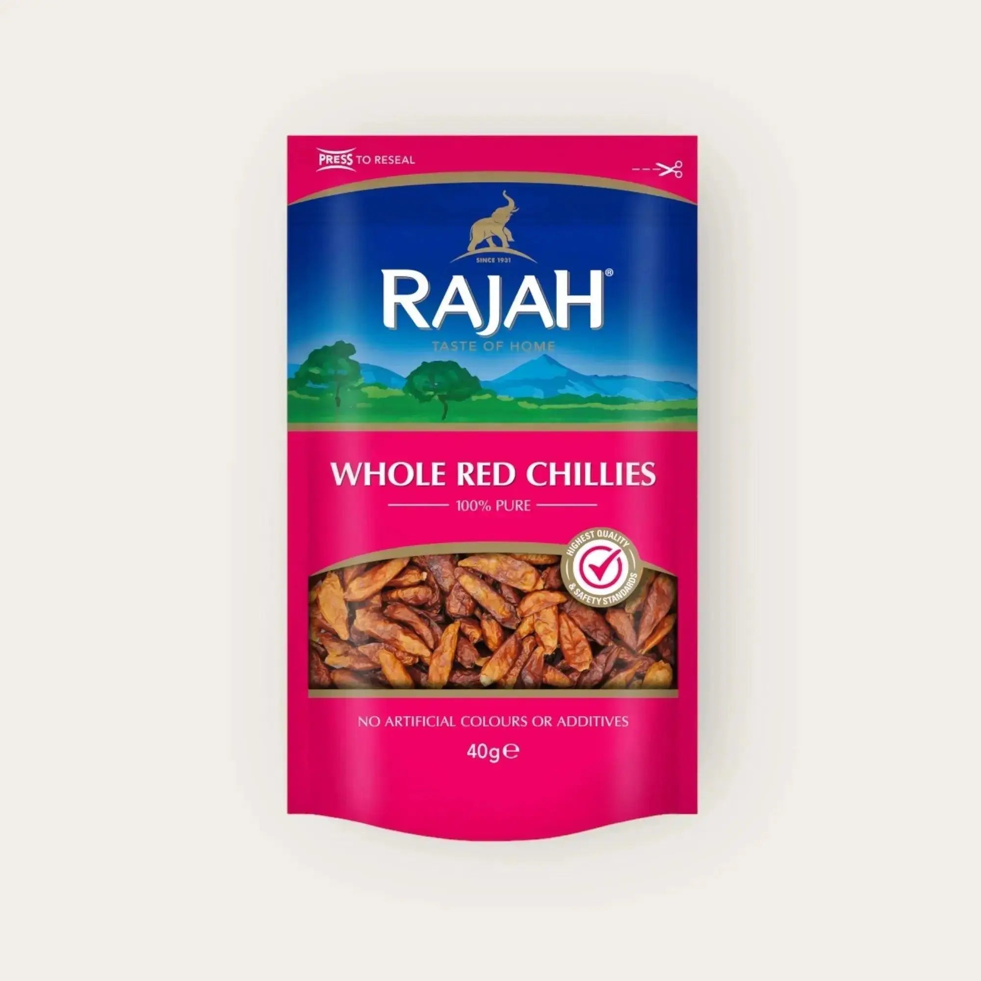 Rajah Whole Red Chilli 200g  Adomoo