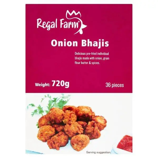 Regal Farm 36 Onion Bhajis 720g  Adomoo