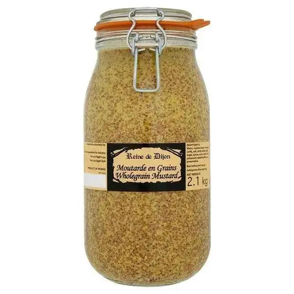 Reine de Dijon Wholegrain Mustard 2.1kg  Adomoo