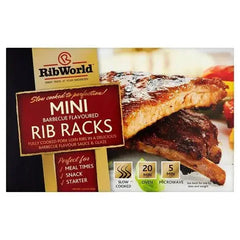 Rib World Mini Barbecue Flavoured Rib Racks 300g  Adomoo