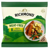 Richmond Vegan & Vegetarian Meat Free 8 Tasty Sausages 304g  Adomoo