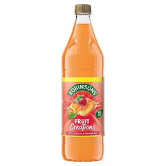 Robinsons Fruit Creations Peach & Raspberry Squash 750ml (Case of 8)  Adomoo