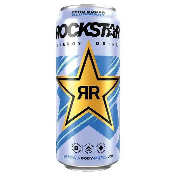Rockstar Blueberry Energy Drink (Case of 12)  Adomoo