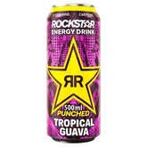 Rockstar Energy Drink Punched Tropical Guava 500ml (Case of 12)  Adomoo