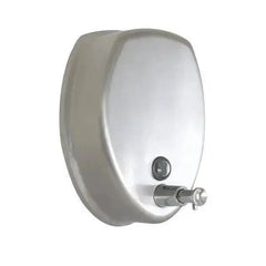 ROUNDED SOAP DISPENSER S/STEEL 1200 ML  Adomoo