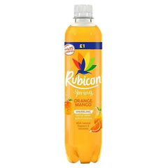 Rubicon Spring Orange Mango Sparkling Spring Water with Fruit Juice 500ml (Case of 12)  Adomoo