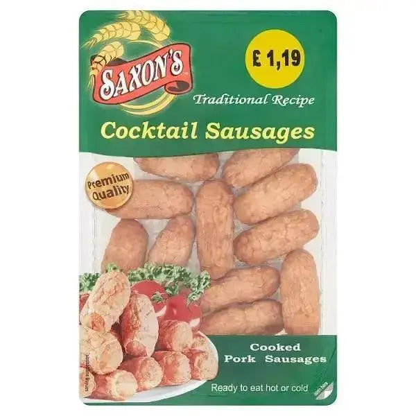Saxons Cocktail Sausages 160g  Adomoo