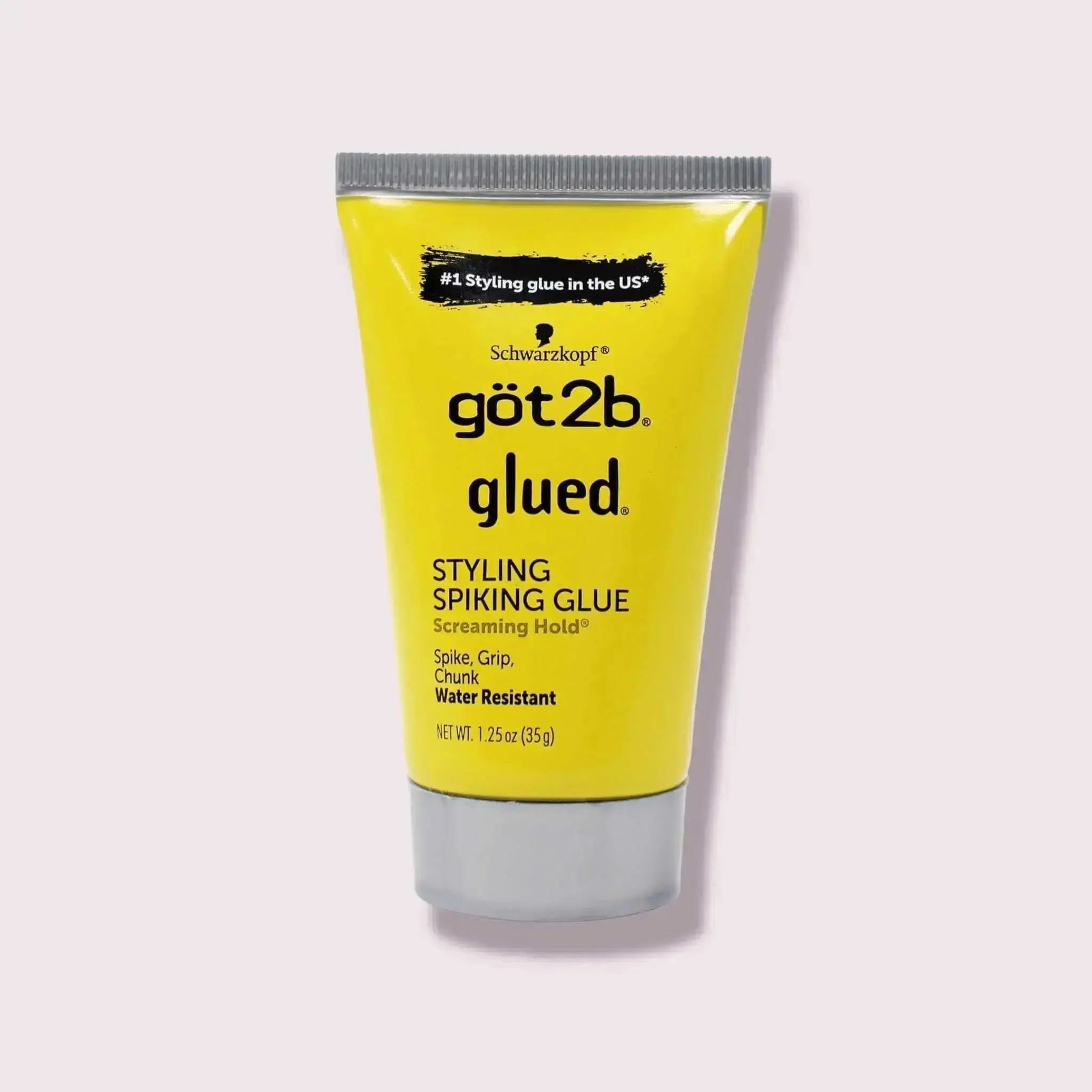 Schwarzkopf got2b Glued Styling Spiking Glue Water Resistant 1.25oz  Adomoo