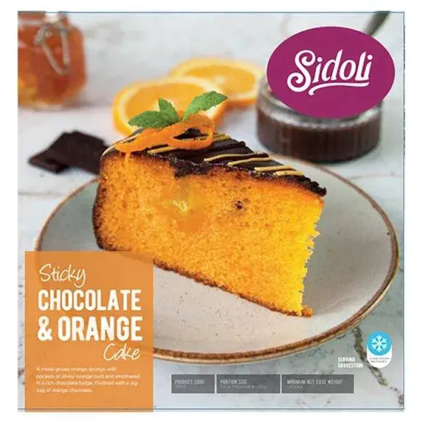 Sidoli Sticky Chocolate & Orange Cake 1.900kg  Adomoo