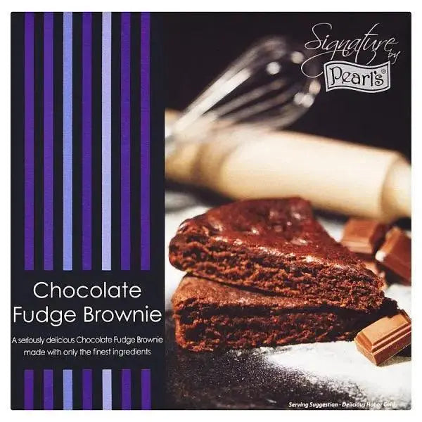 Signature by Pearl's Chocolate Fudge Brownie (Case of 8)  Adomoo