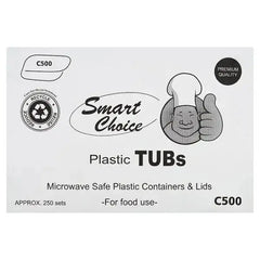 Smart Choice C500 Plastic Tubs  Adomoo